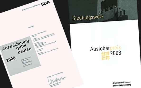 Auszeichnung guter Bauten durch den Bund Deutscher Architekten und Ausloberpreis der Architektenkammer Baden-Württemberg